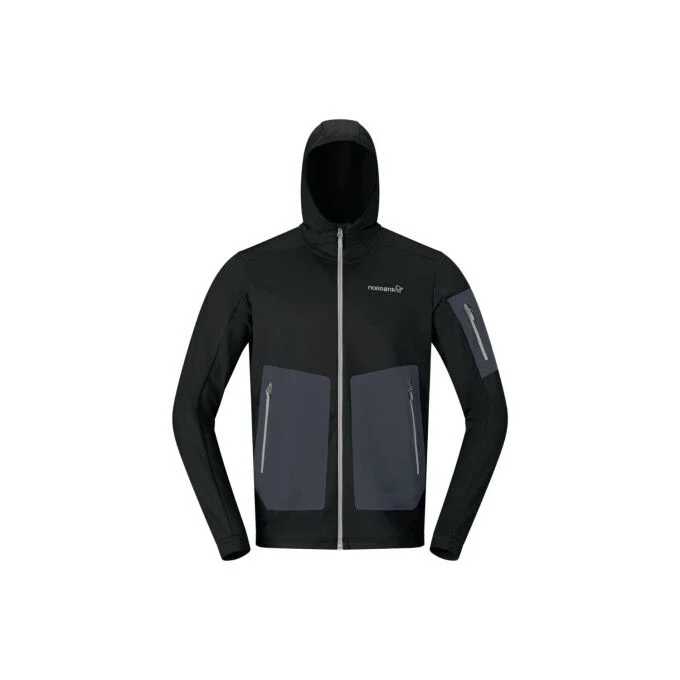 Giacca con cappuccio da uomo Norrrona Falketind warm2 - Caviar Black
