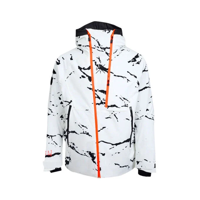 Giacca da sci da uomo Watts Venom - Minimal Camo White