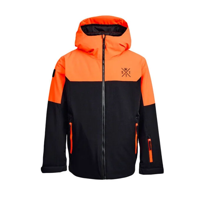 Giacca da sci da uomo Watts X-Gamma - Nero/Arancione fluo