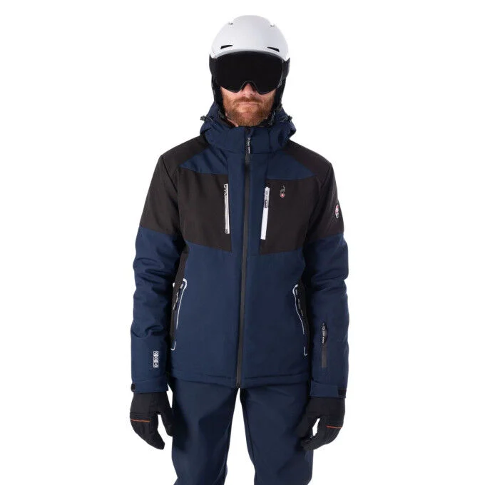 Giacca da sci softshell da uomo Aulp Viggo - Nero Navy