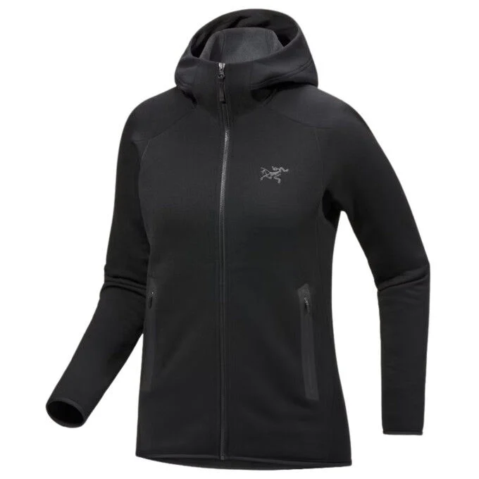 Giacca in pile con cappuccio da donna Arc'Teryx Kyanite - Nero