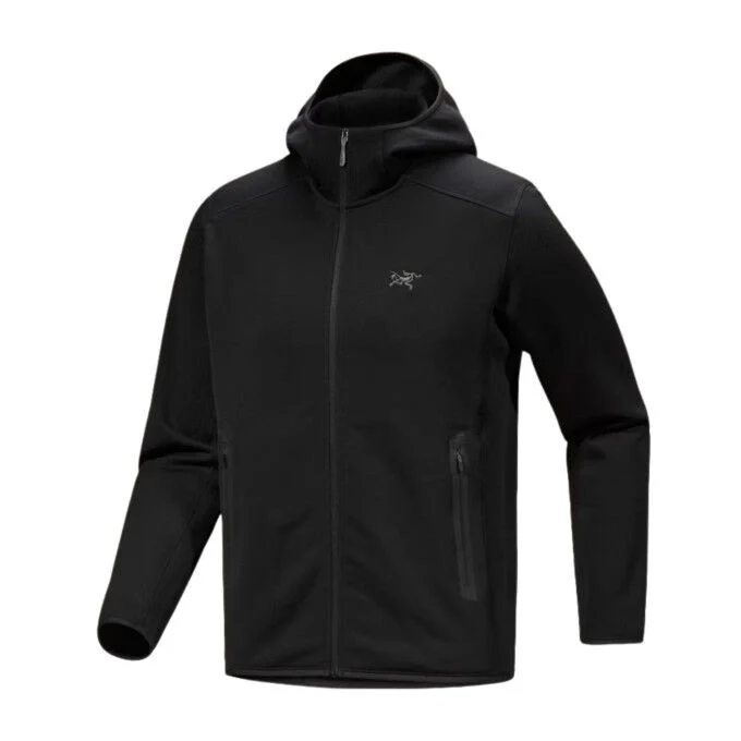 Giacca in pile con cappuccio da uomo Arc'Teryx Kyanite - Nero