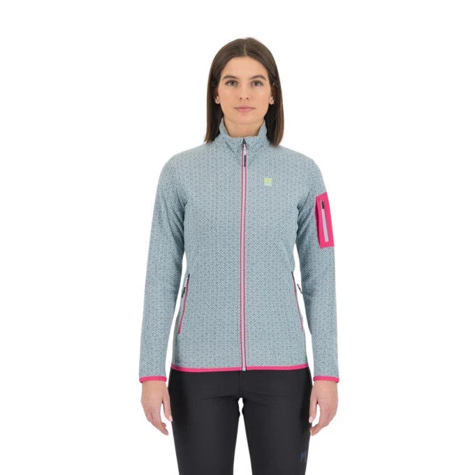 Giacca in pile da donna Karpos Mesdi' - Forget/Purple