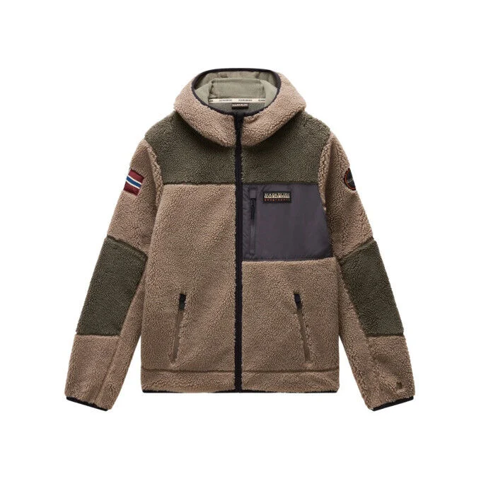 Giacca in pile da uomo Papapijri Yupik FZH 3 - CB MCD