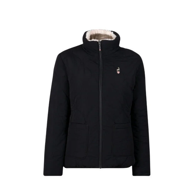 Giacca reversibile in pelliccia sintetica da donna Aulp Carpy - Swann Black