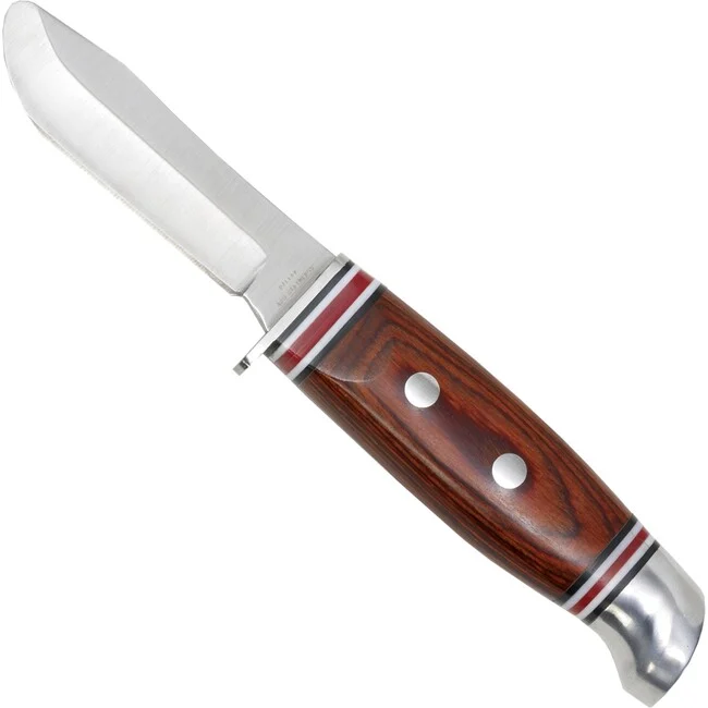 Haller Messer mit feststehender Klinge Jugend Pakkaholzgriff