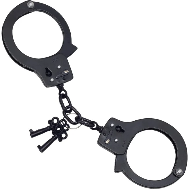 Handschellen schwarz 30835