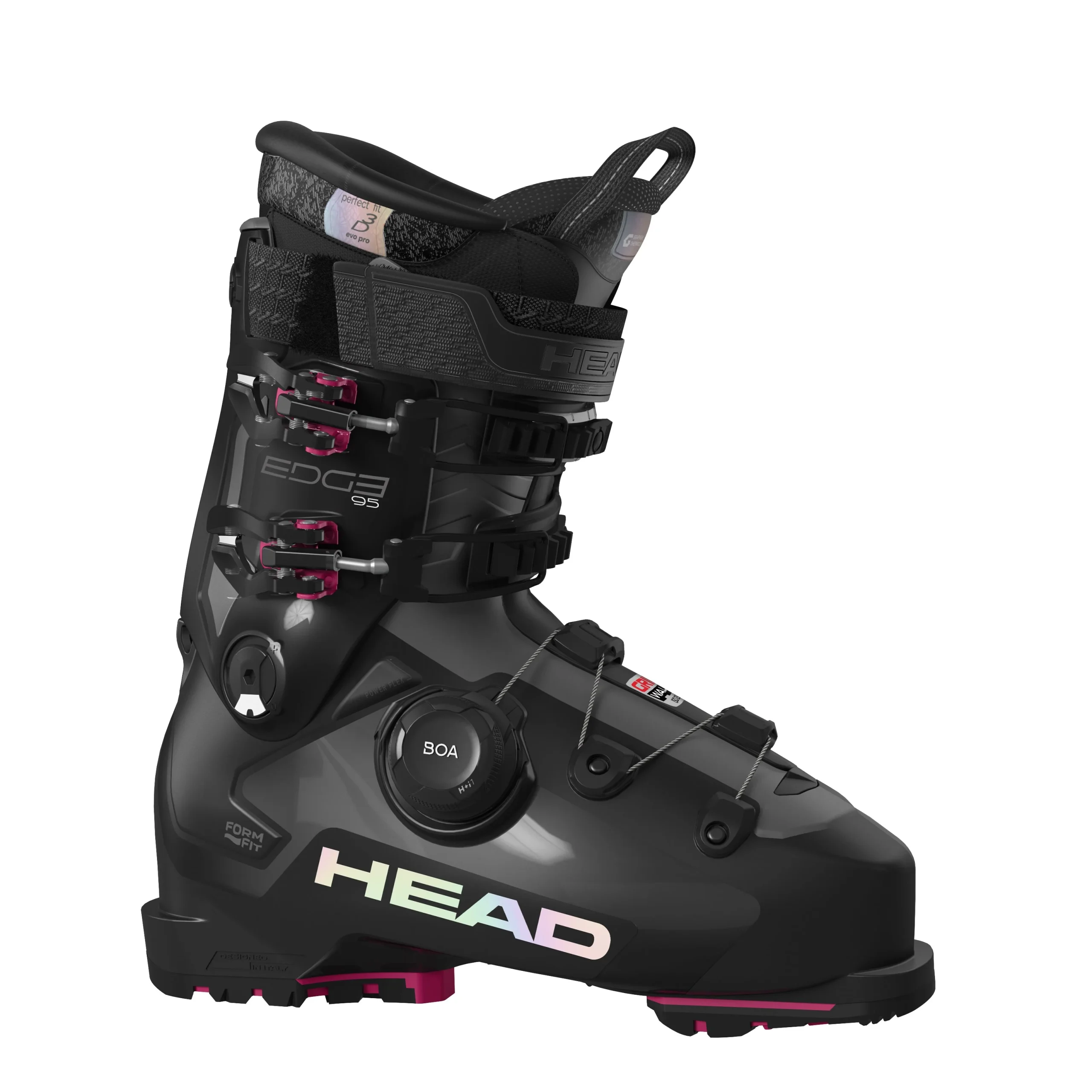 HEAD Skischuh EDGE 95 W HV GW BOA Schwarz-Fuchsia