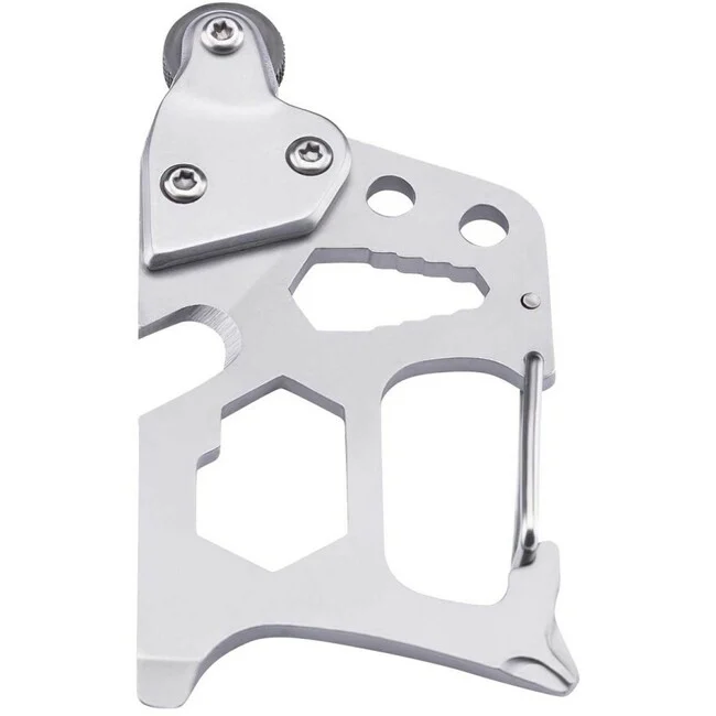 Herbertz Überlebenswerkzeug 6,8 cm, rostfreier Stahl, 6 Funktionen