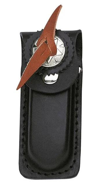 Herbertz schwarzes Lederetui 14,5cm