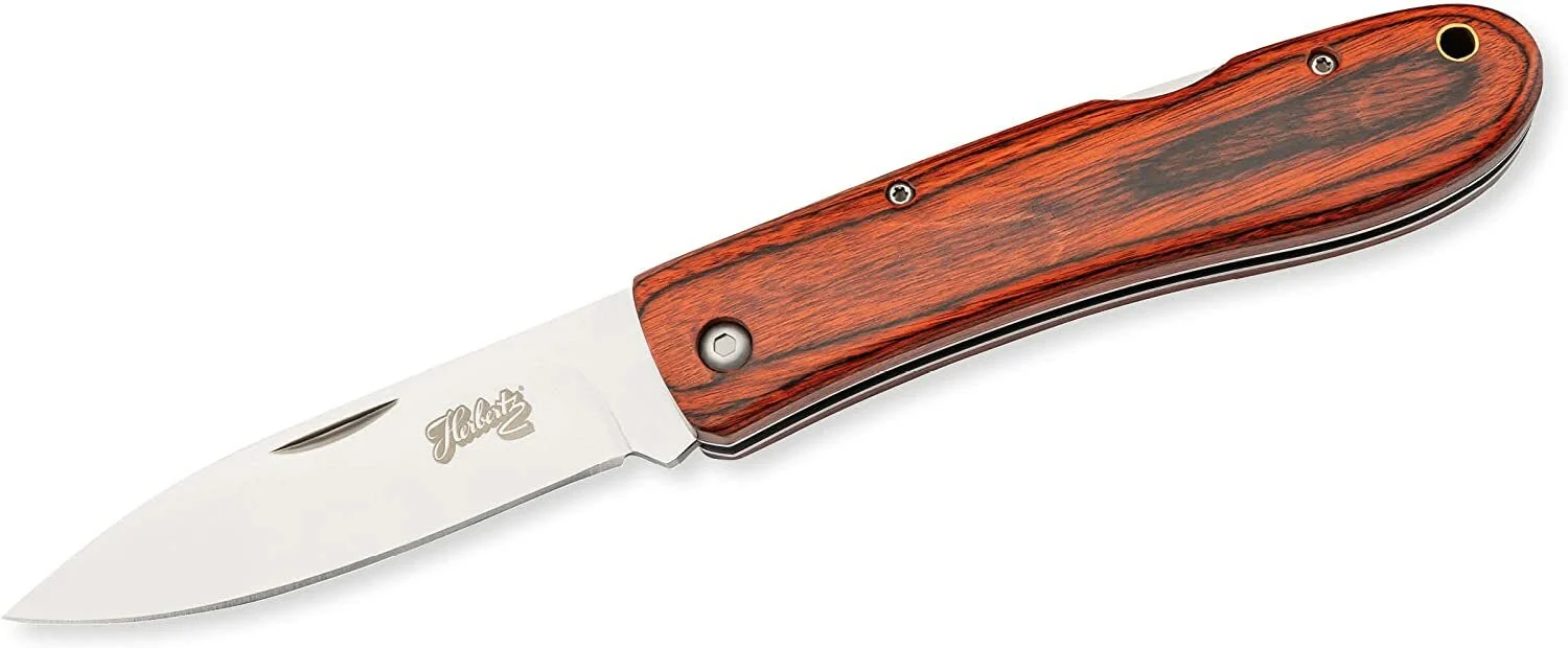 Herbertz Taschenme Pakkaholz Taschenmesser 9,3cm Holz