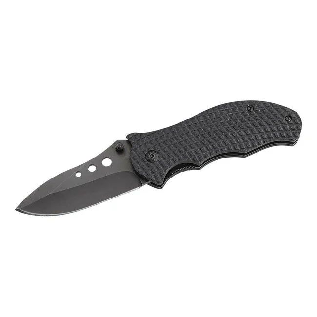 Herbertz Taschenmesser 7,3 cm, schwarz, G10