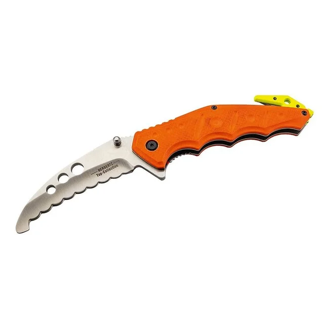 Herbertz TOP-Collection Einhand-Rettungsmesser 8,7cm, G10, orange