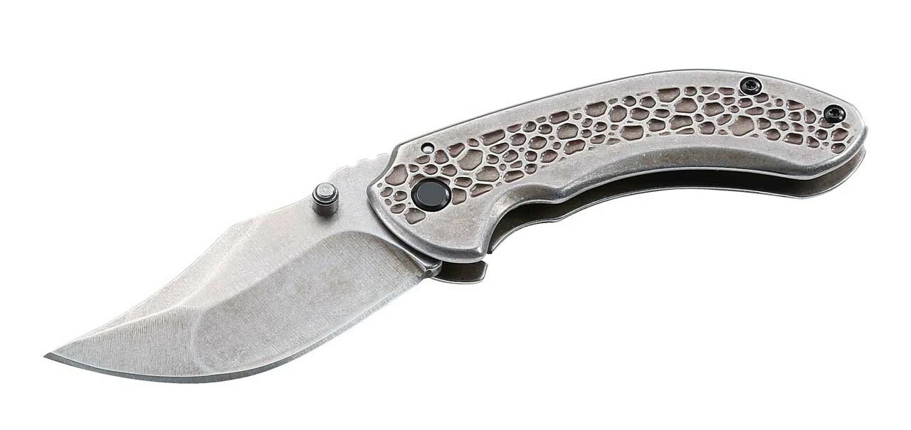 Herbertz TOP-Collection Taschenmesser 7 cm, Vollstahl, Nylonscheide