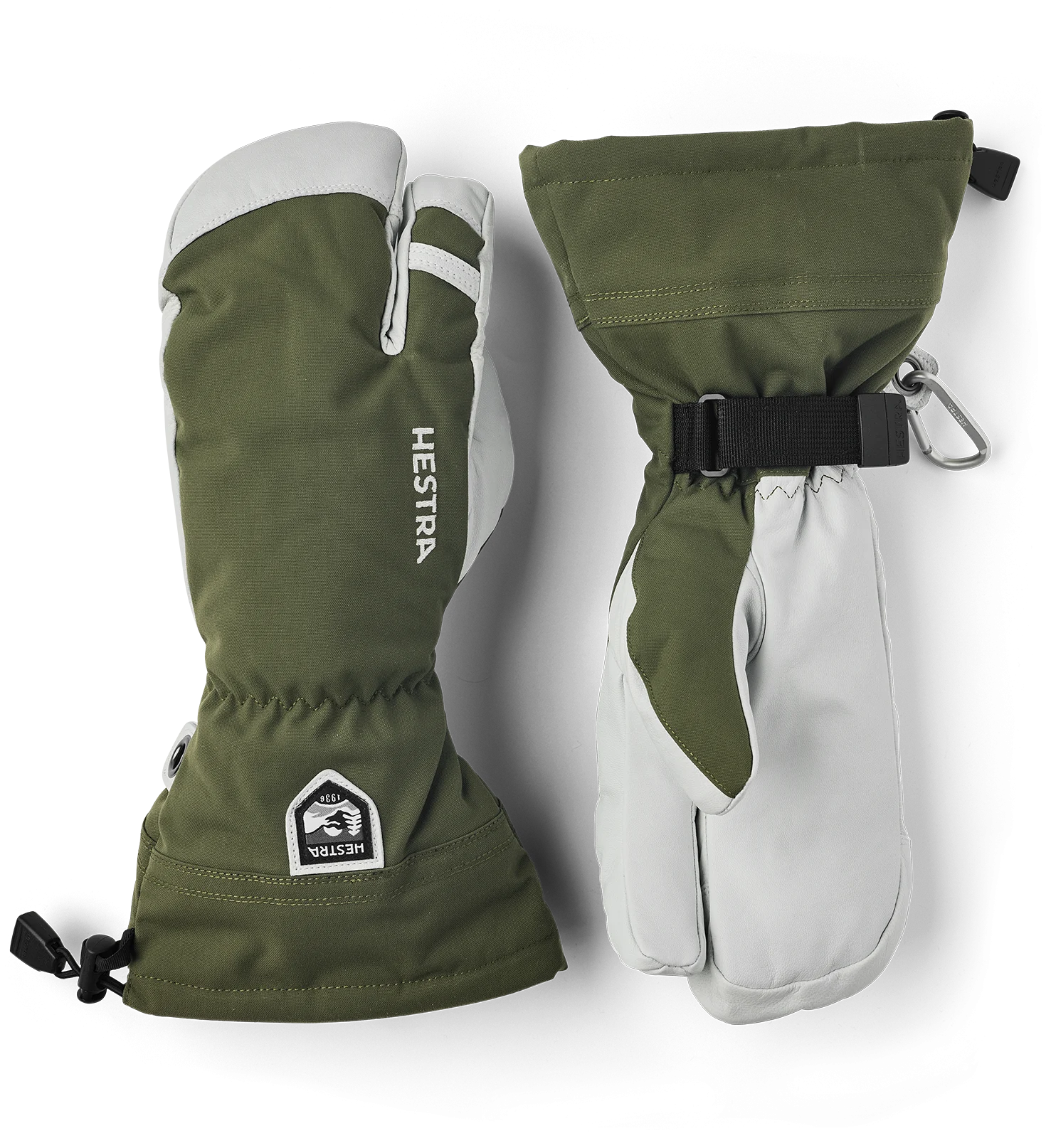 HESTRA Army Leather Heli Ski 3-Finger Skihandschuhe