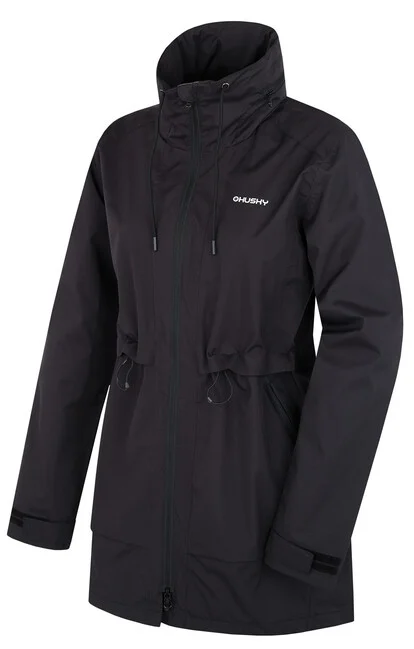 Husky Damen Hardshell-Mantel Nevr Schwarz