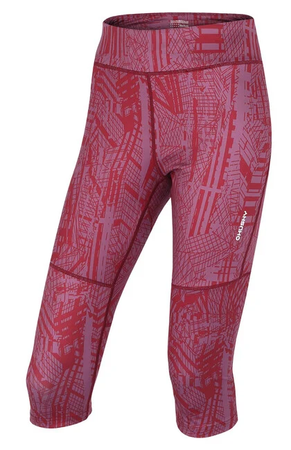 Husky Damen Sport 3/4 Hose Darby dunkel burgunderrot