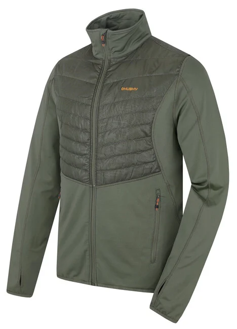 Husky Herren Kapuzenpulli Airy M dk. grau grün, S