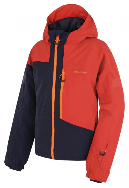 Husky Kinder Skijacke Gomez Kids rot/schwarz blau