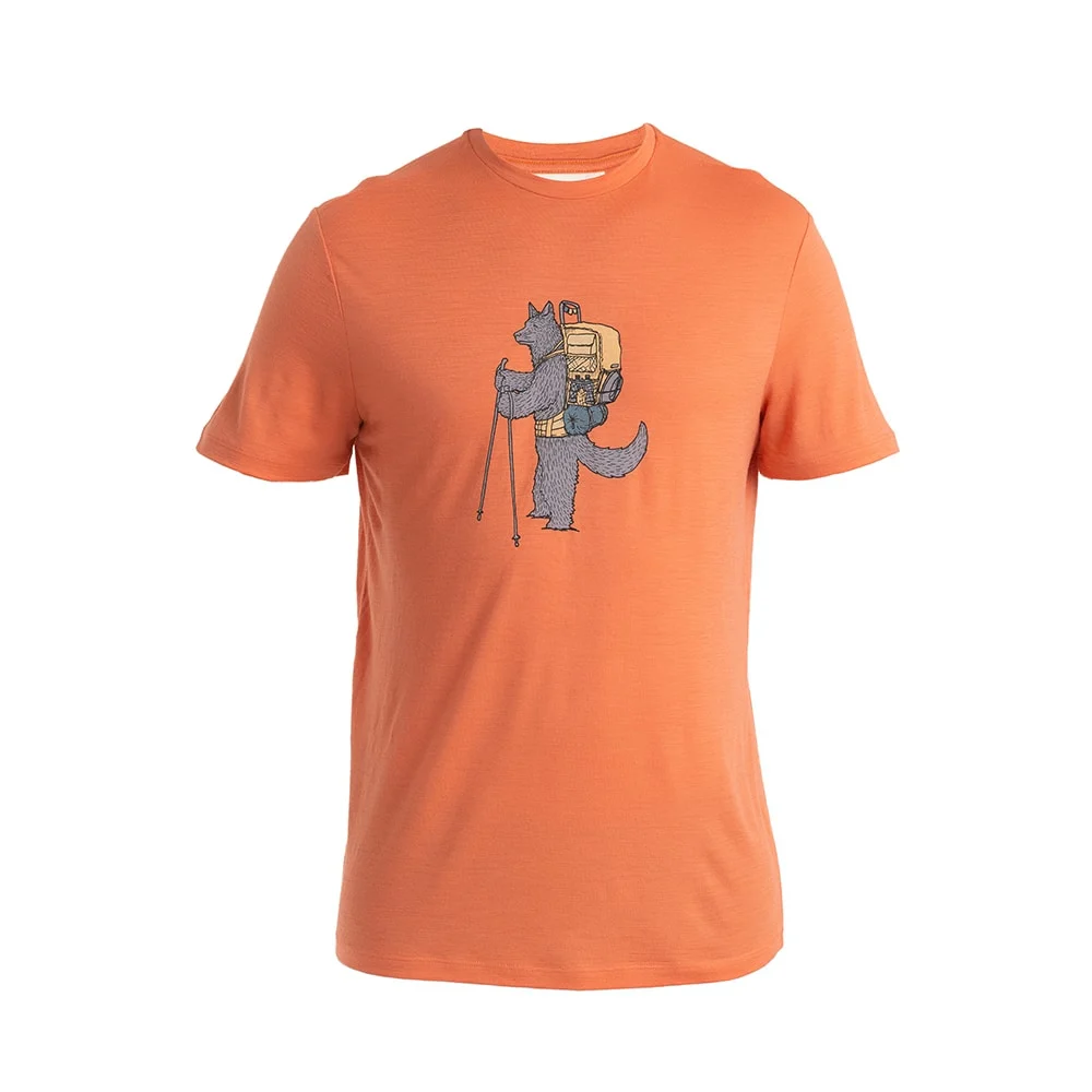 Icebreaker Merino 150 Tech Lite SS Tee Techhead Ember