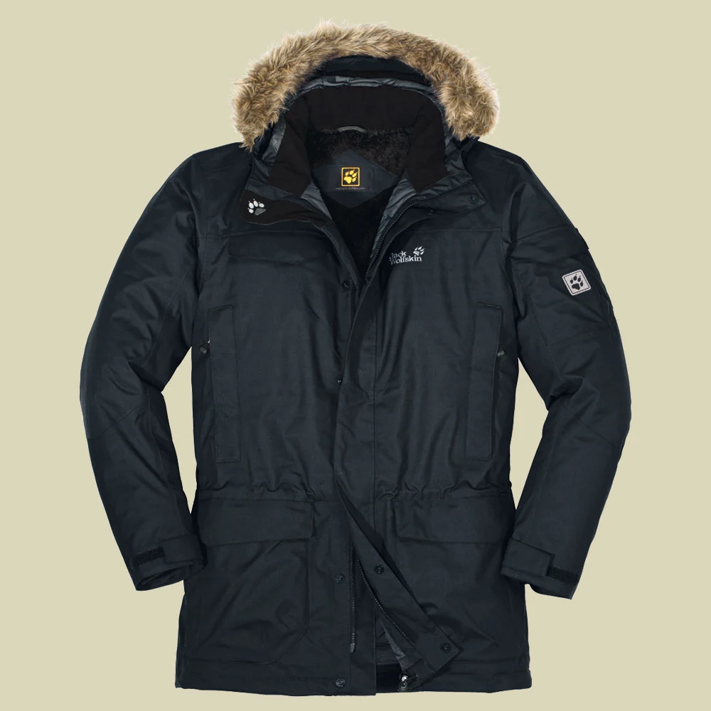 Jack WolfskinFairbanks Parka Men Größe M Farbe shadow black