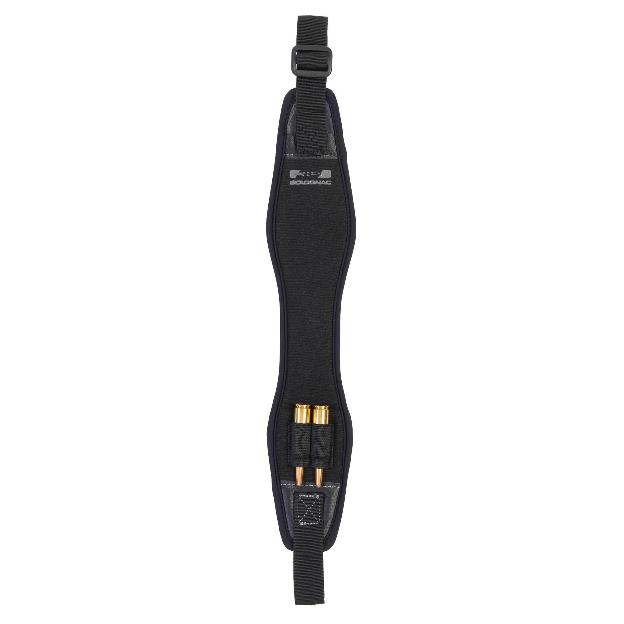 Jagd-Gewehrriemen 300 Neopren schwarz