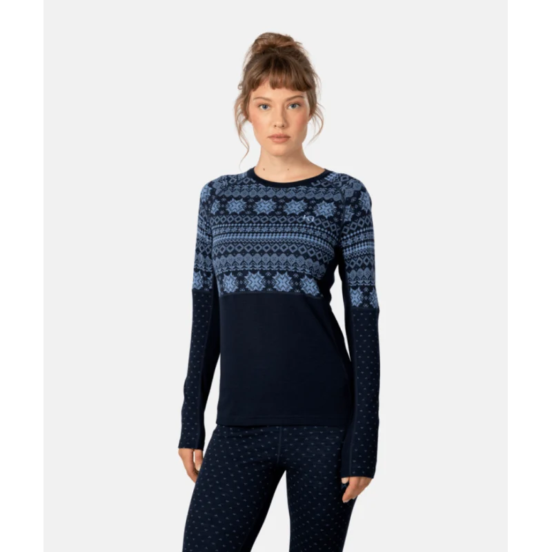 Kari Traa Vilma LS - Merinounterwäsche - Damen | Hardloop