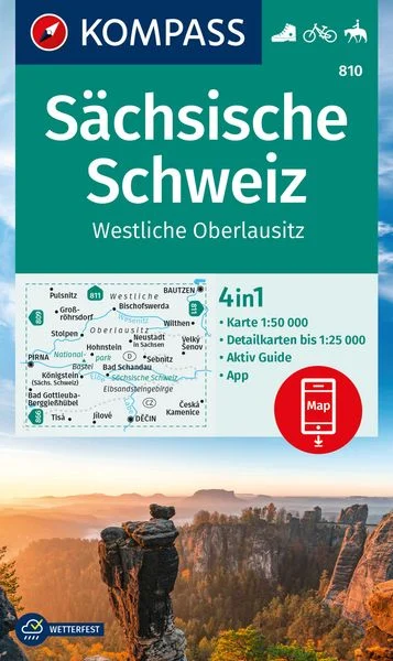 Kompass-Verlag Wanderkarte Sächsische Schweiz