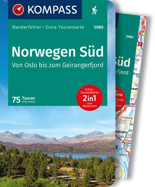 Kompass-Verlag WF 5980 Norwegen Süd