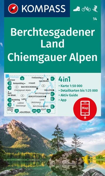 Kompass-Verlag WK Berchtesgadener Land,Chiemgauer A.