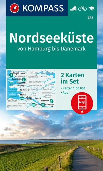 Kompass-Verlag WK Nordseeküste von Hamburg bis Dänemark
