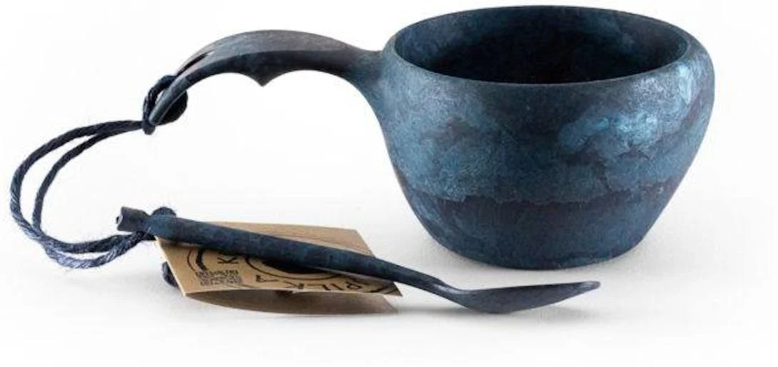 Kupilka 21 Classic Cup Becher mit Löffel, blau