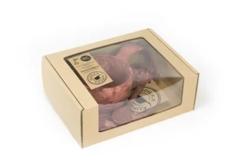 Kupilka-Becher mit Löffel und Untertasse, 210 ml, rot