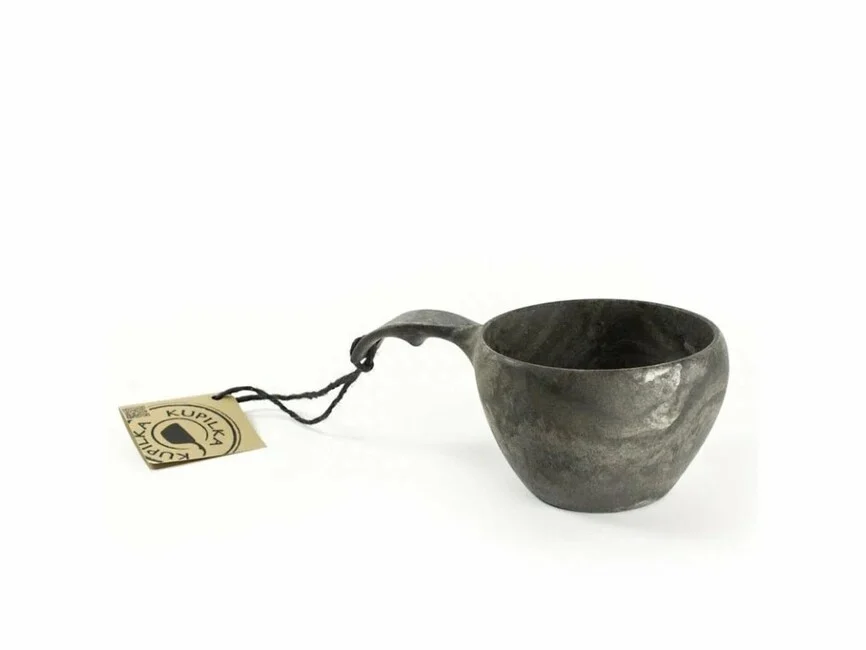 Kupilka, Besteckset mit Becher, 370 ml, schwarz