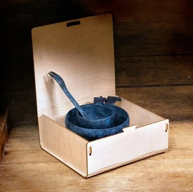 Kupilka Geschirrset, blau