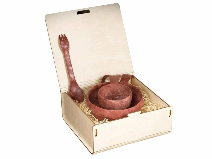 Kupilka Geschirrset, rot