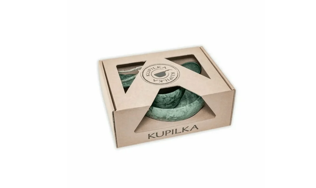 Kupilka Junior SET, Geschirrset für Ausflüge, grün