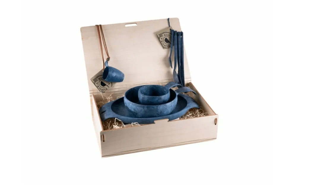 Kupilka Premium Blue Geschirrset in einer Geschenkbox, blau