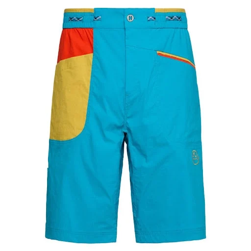 La Sportiva Belay Short Tropical Blue/Cherry