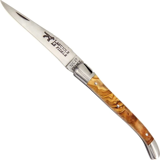 Laguiole le Fidele Laguiole Olive Holz Taschenmesser 8cm