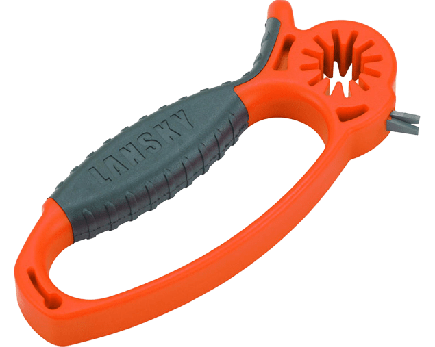 Lansky Broadhead Sharpener, Braun, Orange