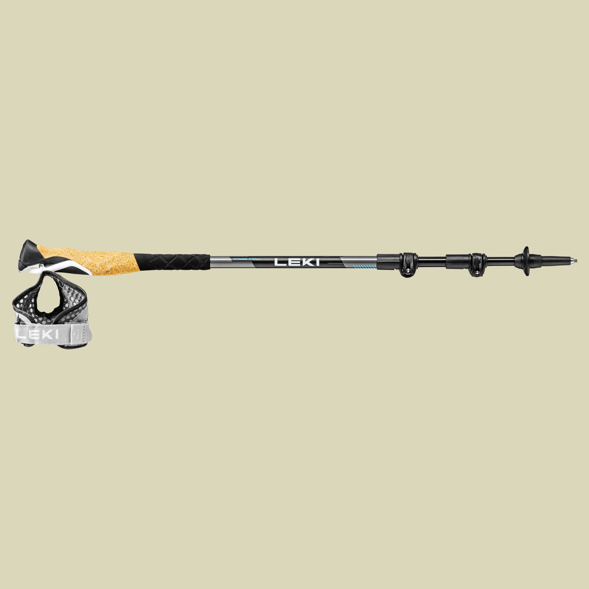 LekiCross Trail Lite TA Länge 100 - 135 cm Farbe black-white-lightblue