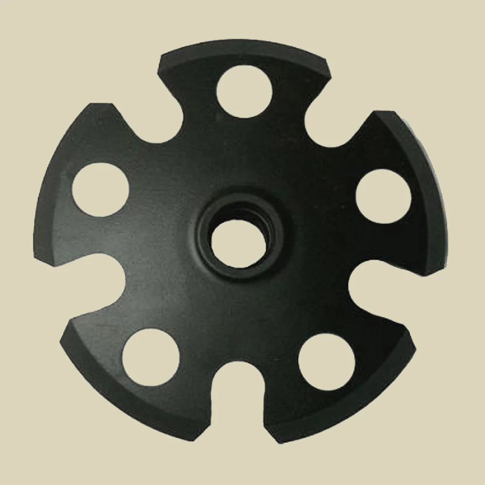 LekiTourenteller mit Gewinde 95 mm schwarz