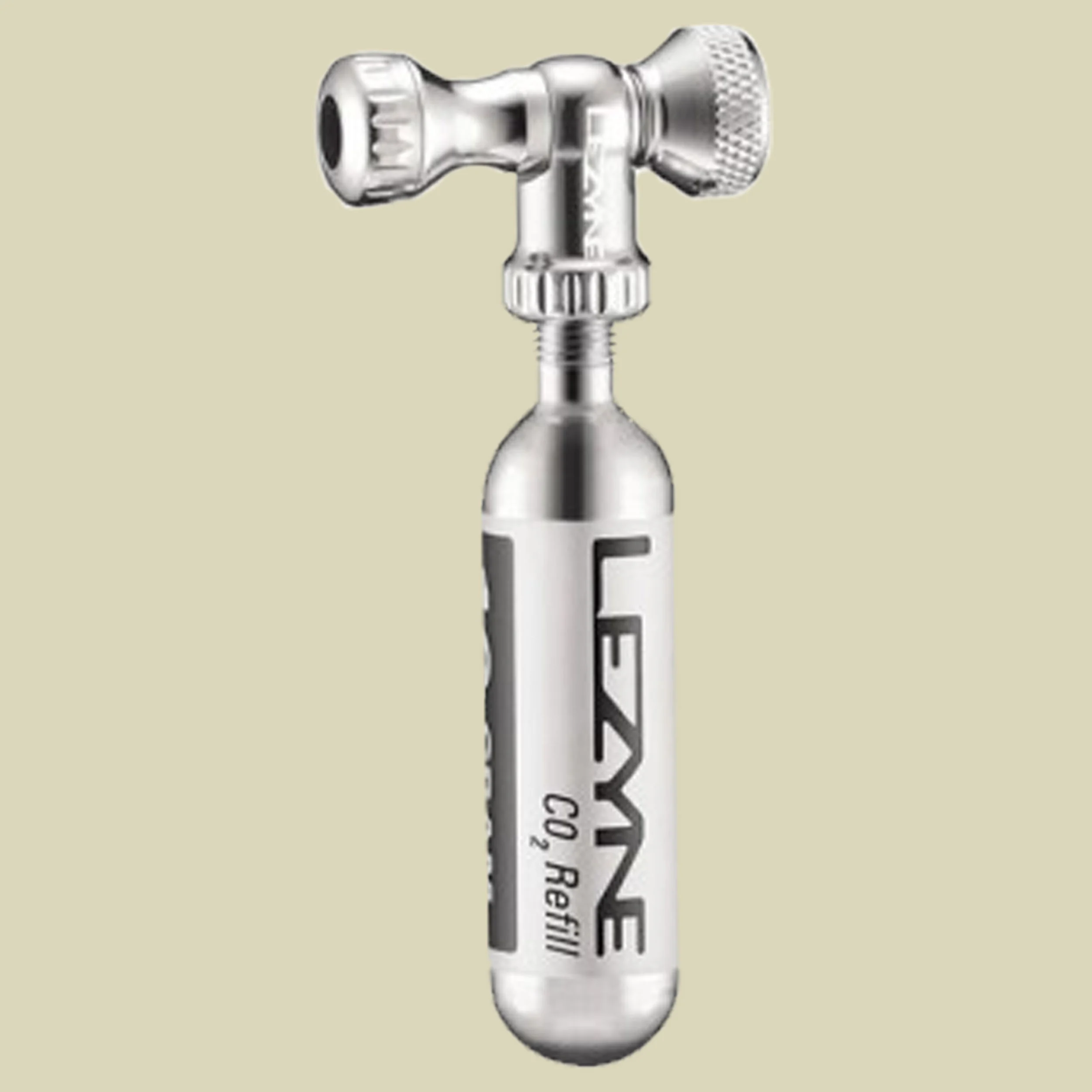 LezyneCO2 Pumpe Control Drive CNC Farbe silber-glänzend