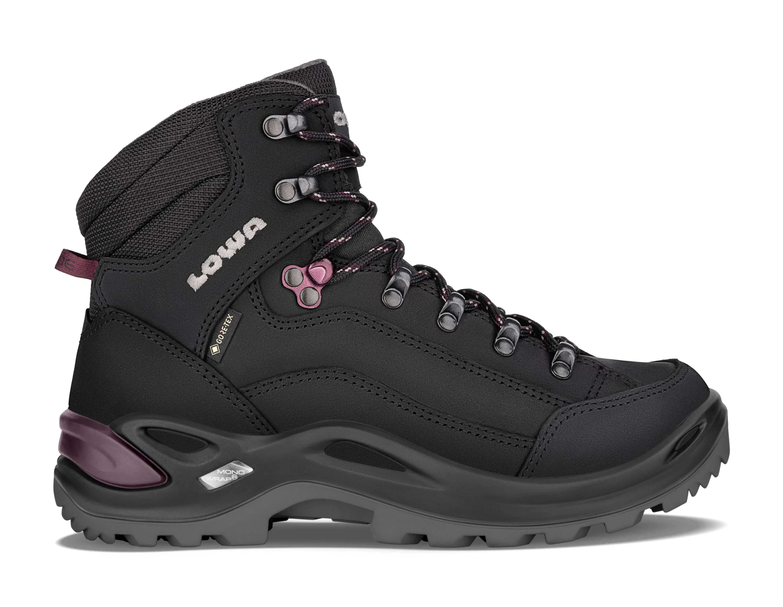 Lowa Renegade GTX Mid W Schwarz/Pflaume