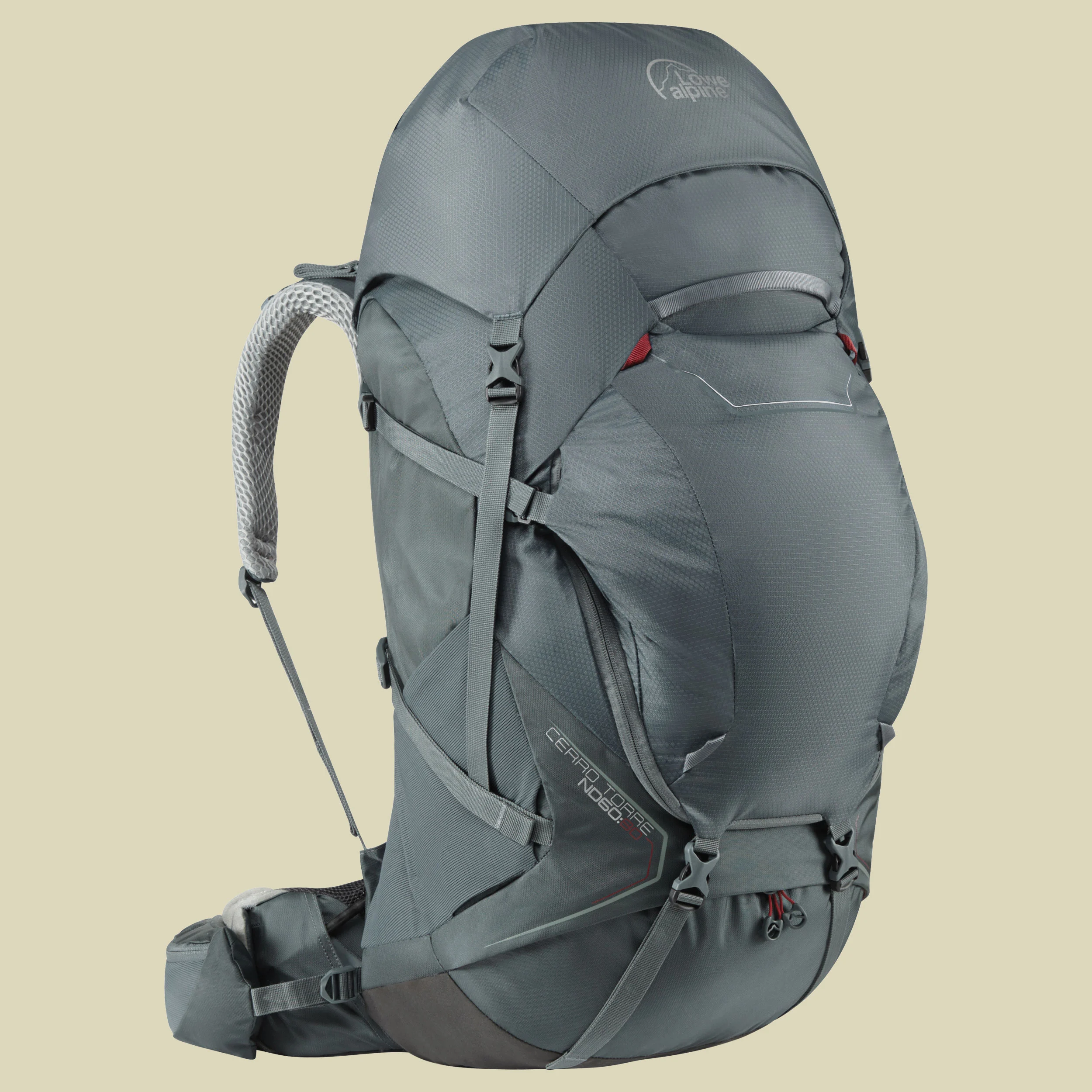 Lowe AlpineCerro Torre ND 60:80 Volumen:60+20L/ Rückenlänge:43-53cm Farbe: dark slate