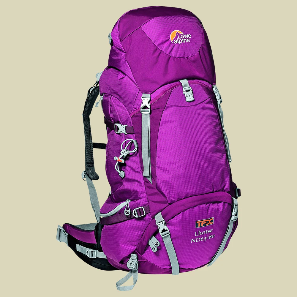 Lowe AlpineTFX Lhotse ND 65:80 Größe 65 L + 15 L Farbe boysenb./purl.potion