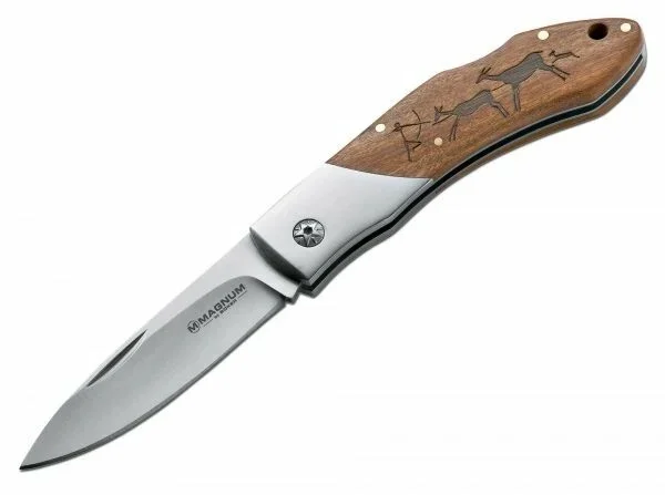 Magnum Caveman Steel, klappbares Taschenmesser, 8,2 cm, braun