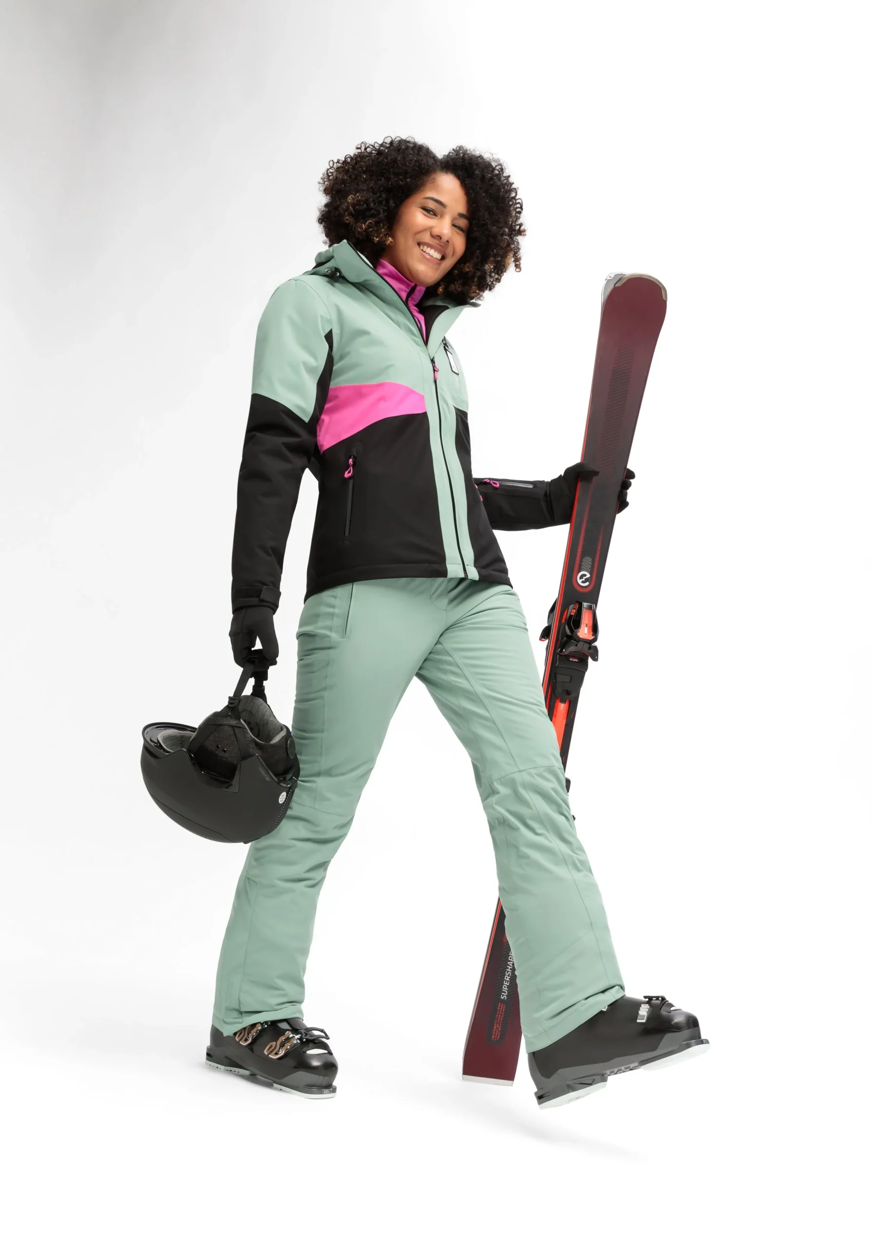 Maier Sports Vidra Skijacke Damen Schwarz mTEX 10.000