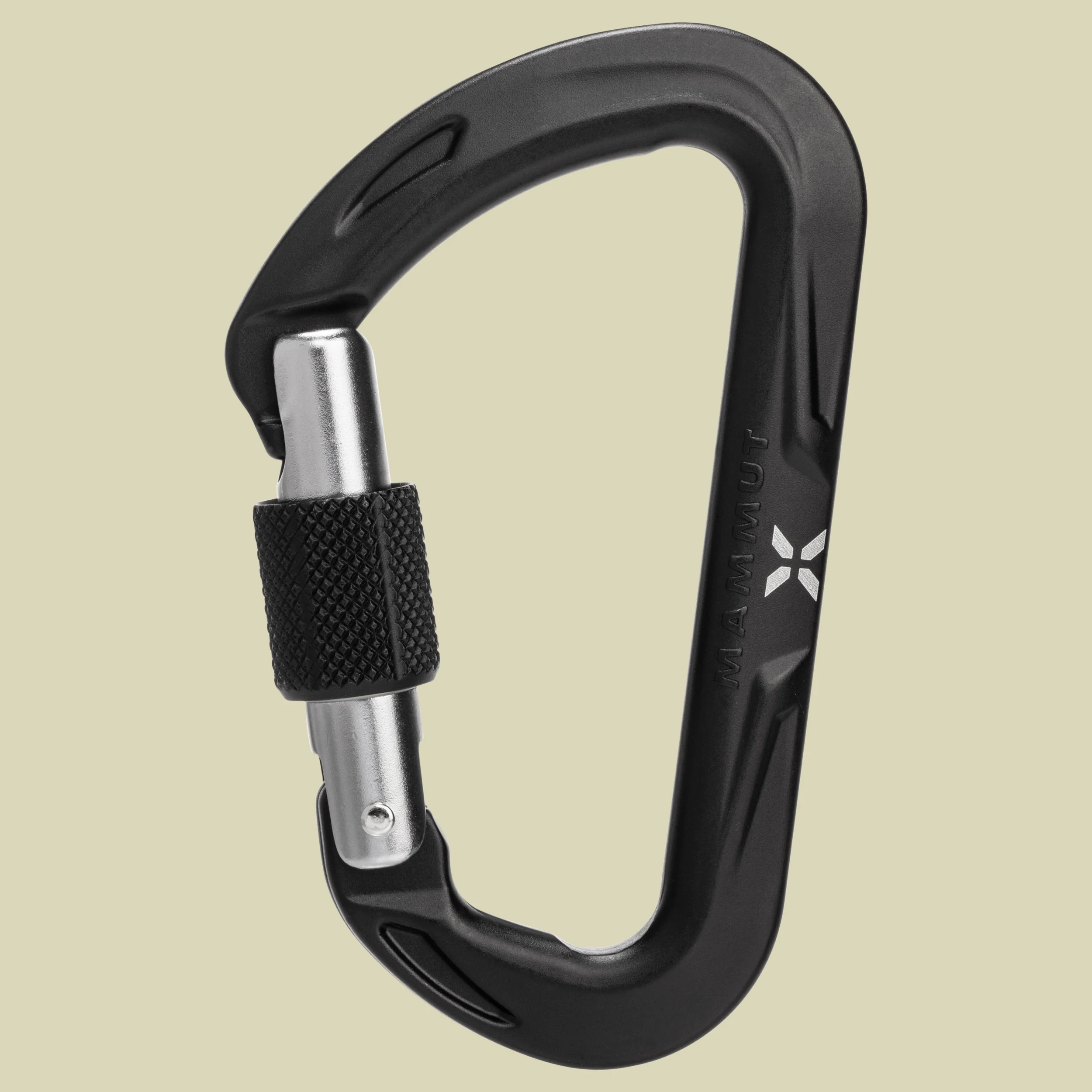 Mammut Eiger ExtremeNordwand Micro Lock Carabiner Verschluss Screw Gate Farbe black